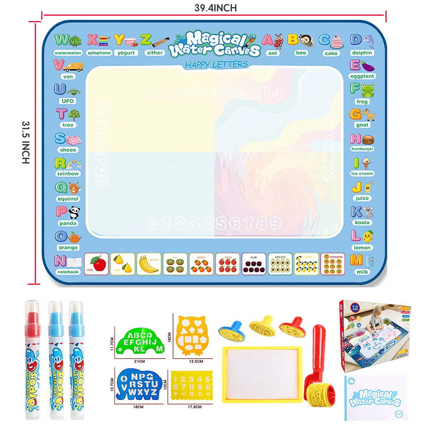 Water Drawing Mat