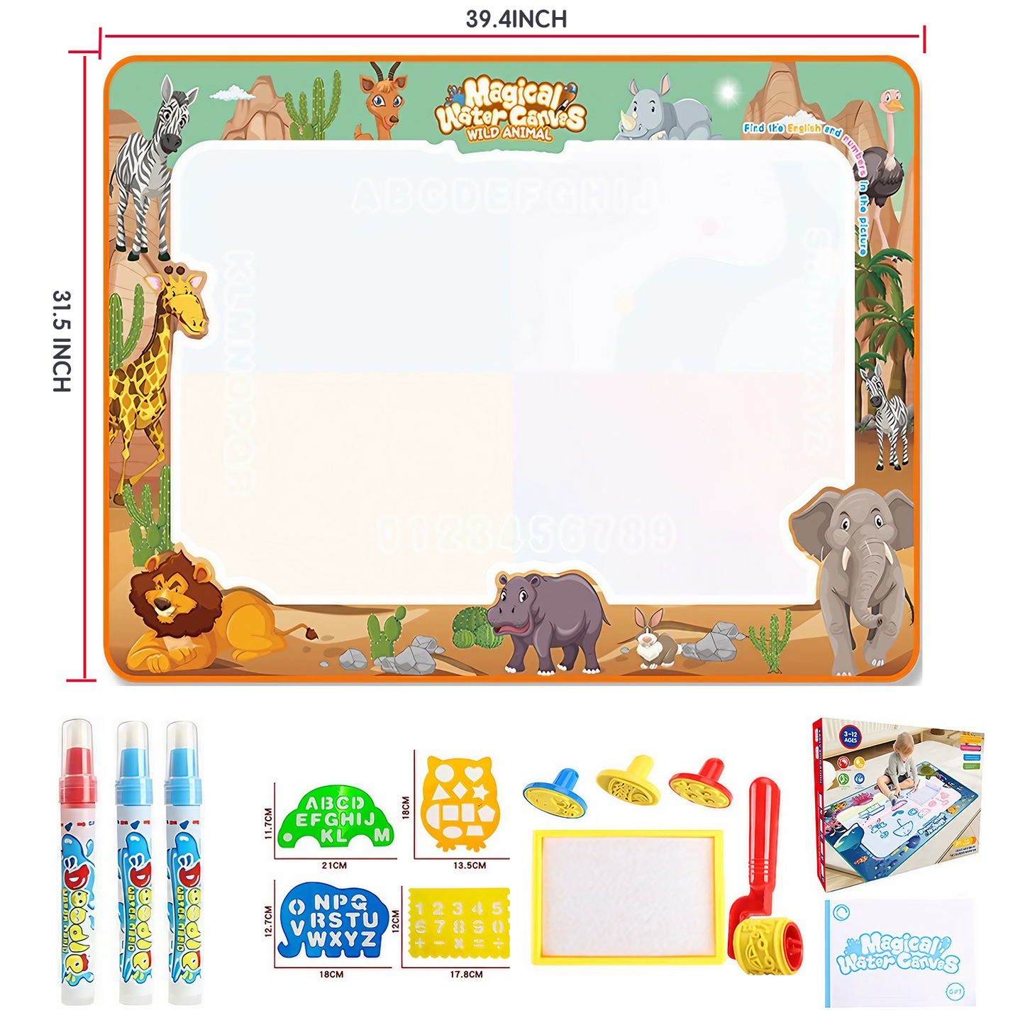 Water Drawing Mat